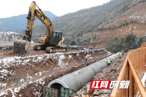 湖南永州 寒潮低溫施工忙，組圖記錄建設工程施工一線